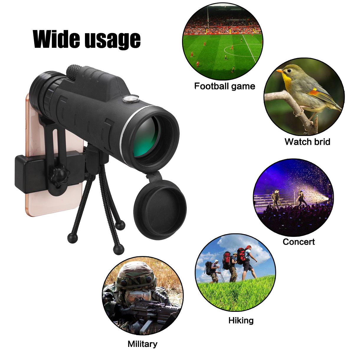 40x60-Monocular-HD-Optic-BAK4-Low-Light-Night-Vision-Telescope-With-Phone-Holder-Clip-Tripod-Outdoor-1528418-7