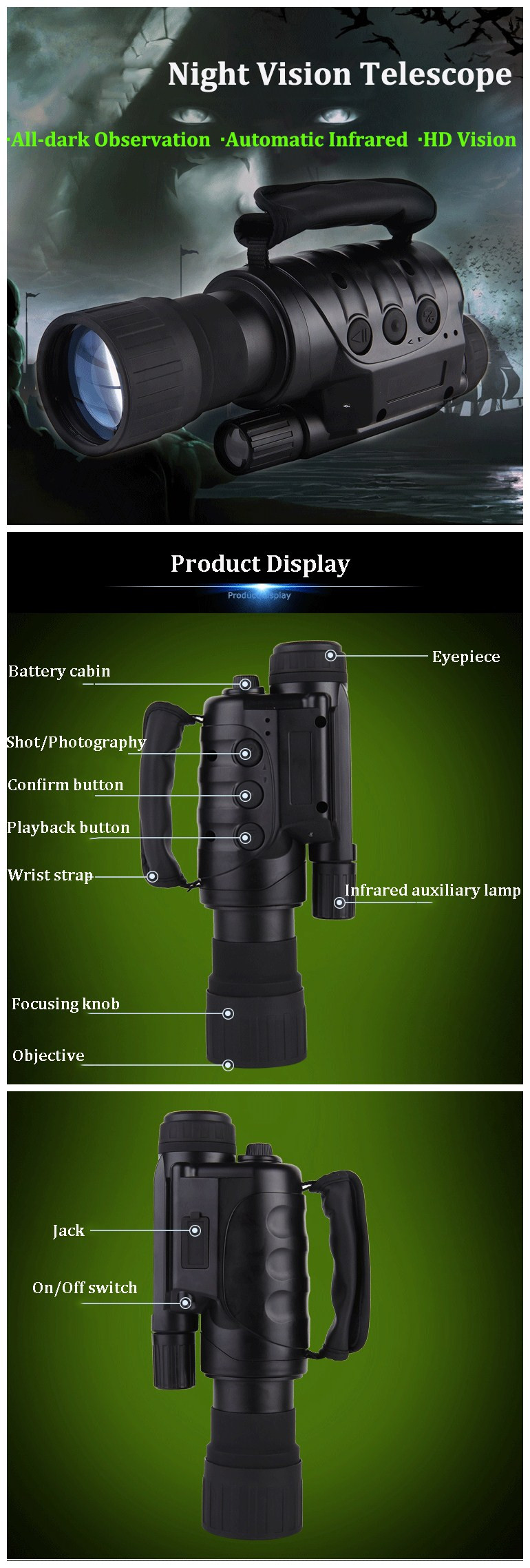 6x50-Outdoor-Digital-Night-Vision-Telescope-Infrared-Ray-HD-Clear-Vision-Monocular-Device-Optic-Lens-1935078-1