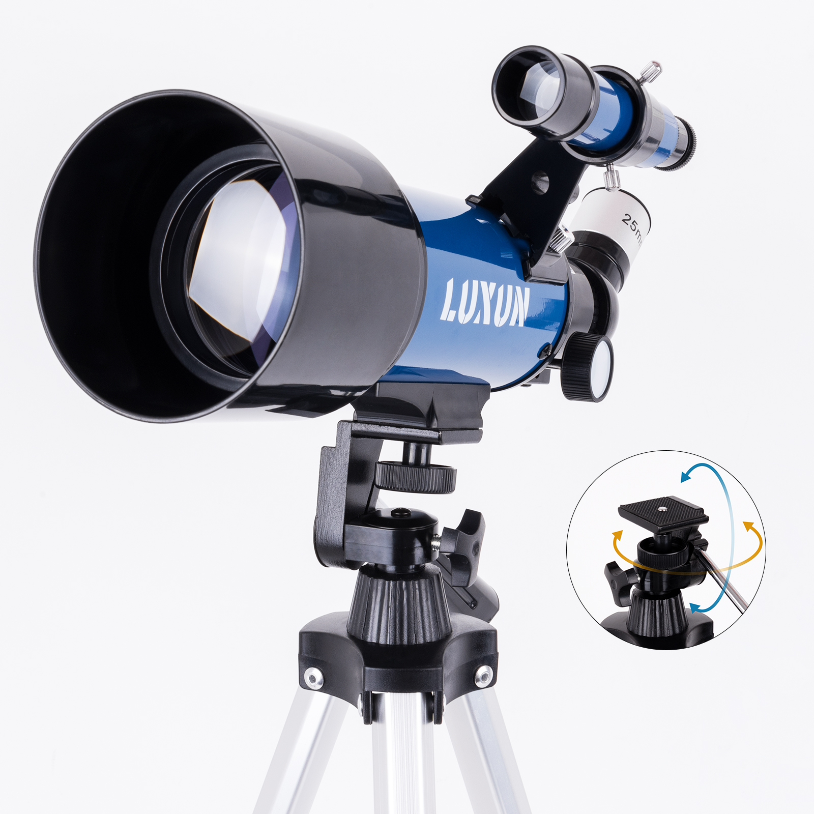 LUXUN-40070-Professional-Astronomical-Telescope-FMC-Lens-Coating-3X-Magnification-Monocular-Telescop-1844691-1