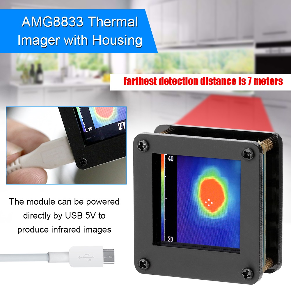 AMG8833-IR-8x8-Infrared-Thermal-Imager-Array-Temperature-Sensor-7M-Farthest-Detection-Distance-1426027-3