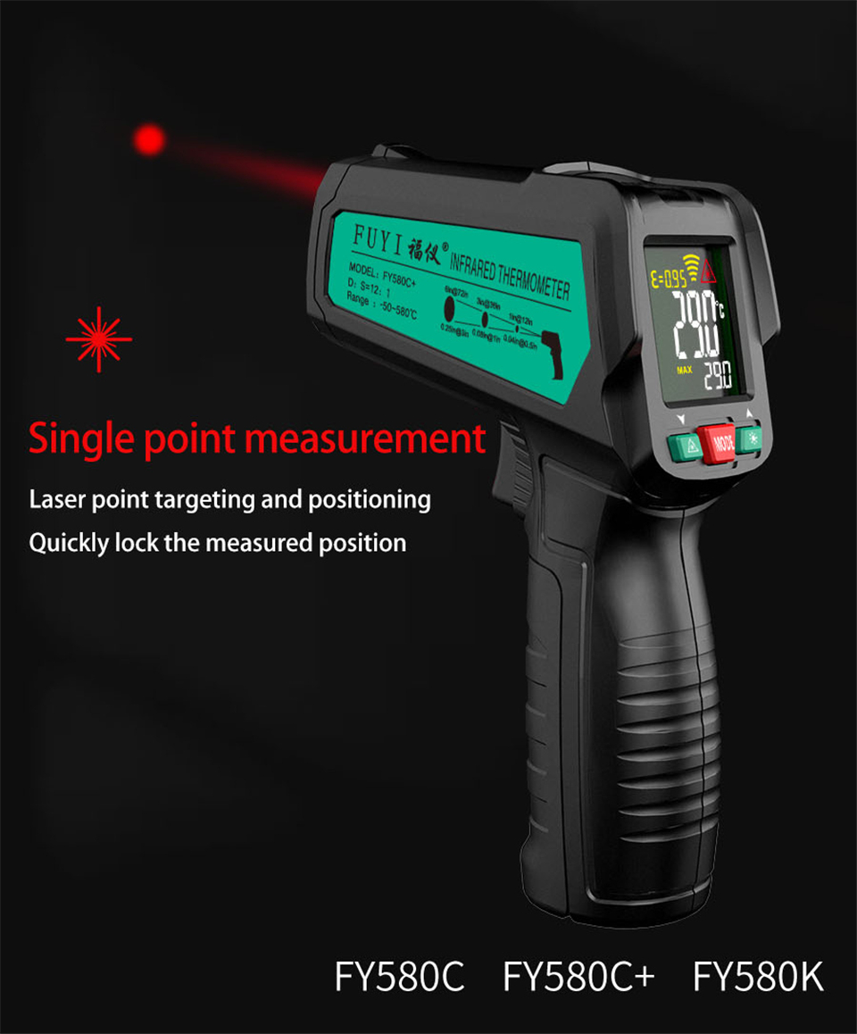 FUYI--50580-Non-Contact-Infrared-Digital-Thermometer-Laser-Handheld-IR-Temperature-Meter-With-K-Type-1758525-4