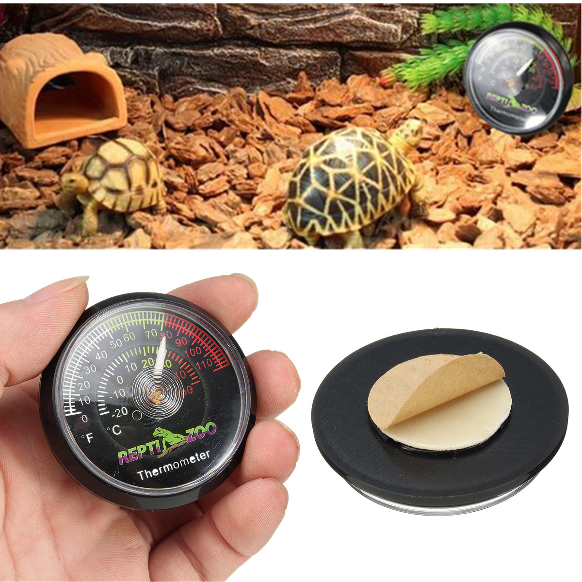 Reptile-Tortoise-Vivarium-Terrarium-Temperature-Meter-Thermometer-with-Colour-Codes-1263986-2