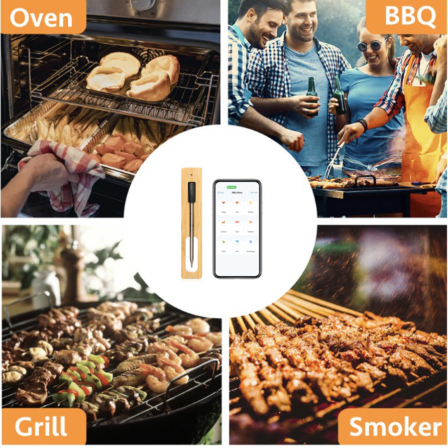 Smart-Wireless-Bluetooth-Barbecue-Thermometer-Food-Temperature--40--85-Furnace-Temperature-Measureme-1861377-7