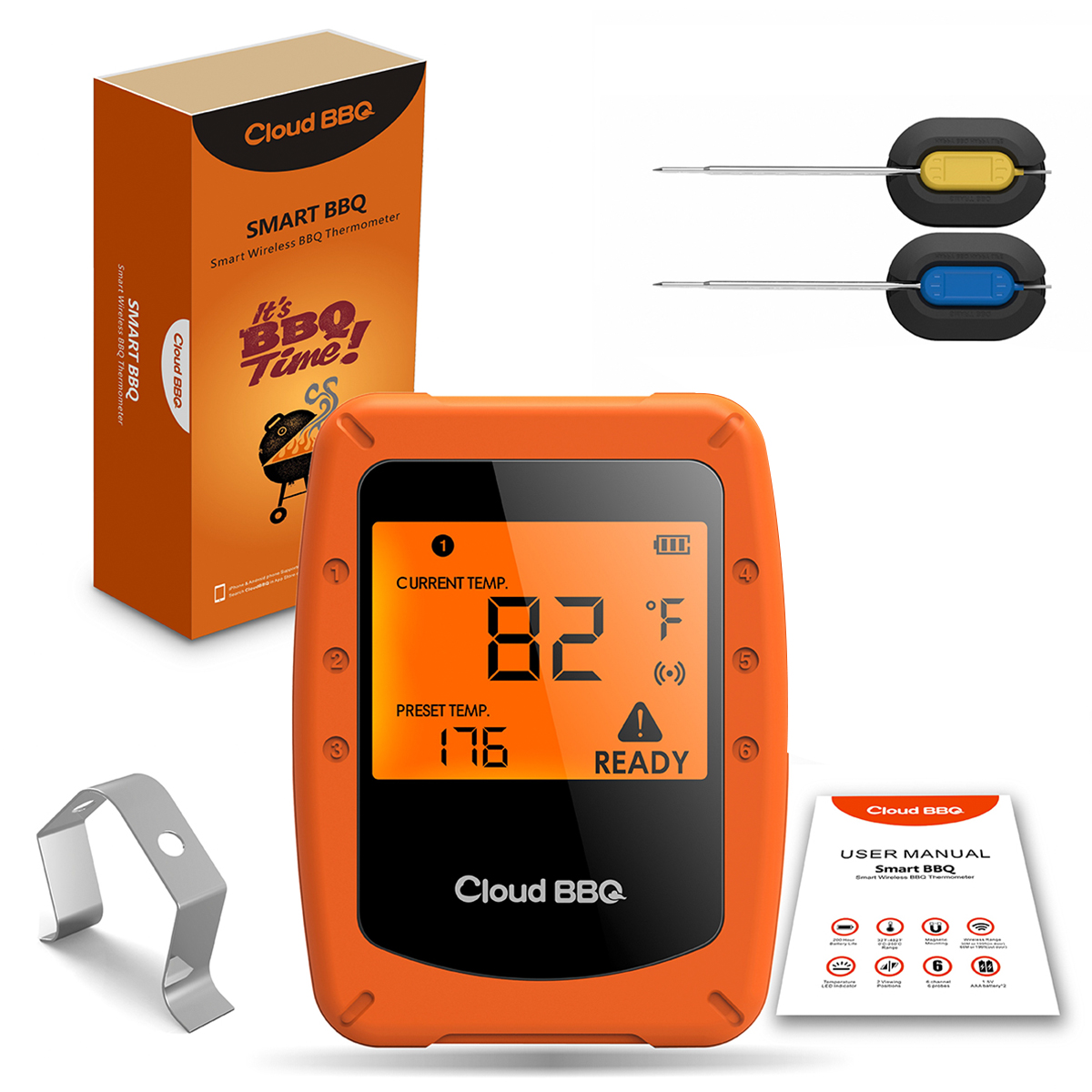 Wireless-Smart-Meat-Thermometer-2-Probes-BluetoothWiFi-For-IOS-Android-Digital-Thermometer-1460917-8
