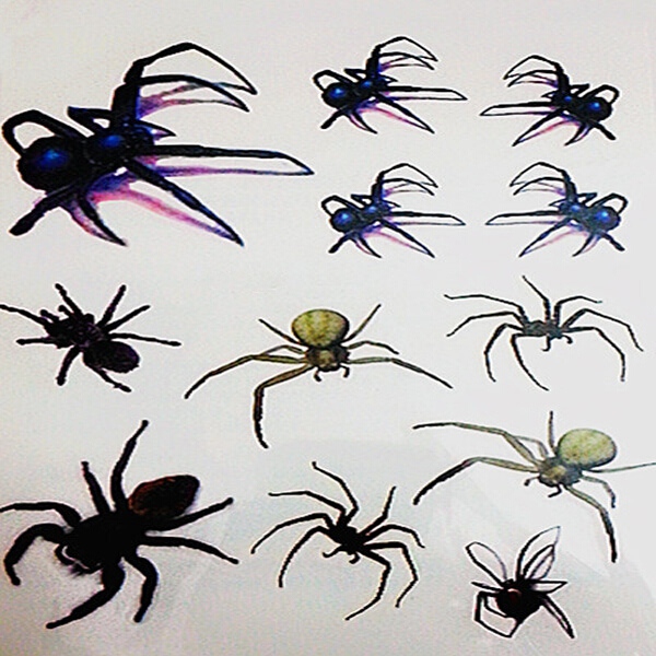 3D-Temporary-Waterproof-Spider-Body-Tattoo-Sticker-924452-1