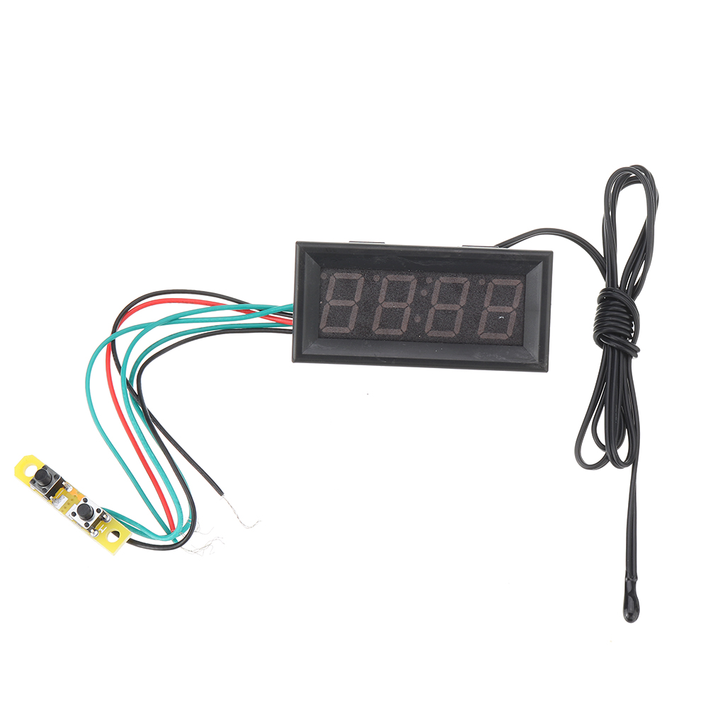 056-Inch-200V-3-in-1-Time--Temperature--Voltage-Display-with-NTC-DC7-30V-Voltmeter-Black-Watch-Clock-1530089-5