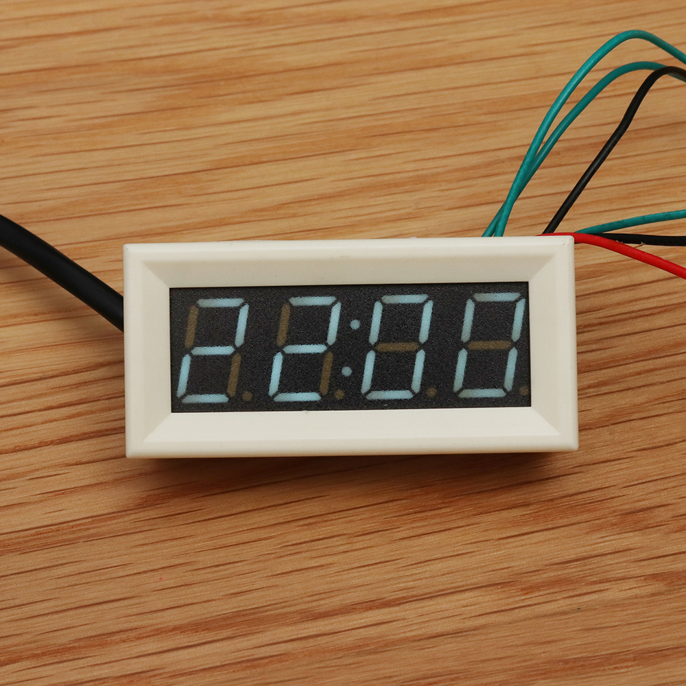 056-Inch-33V200V-3-in-1-Time--Temperature--Voltage-Display-DC7-30V-Voltmeter-Electronic-Watch-Clock--1529971-2