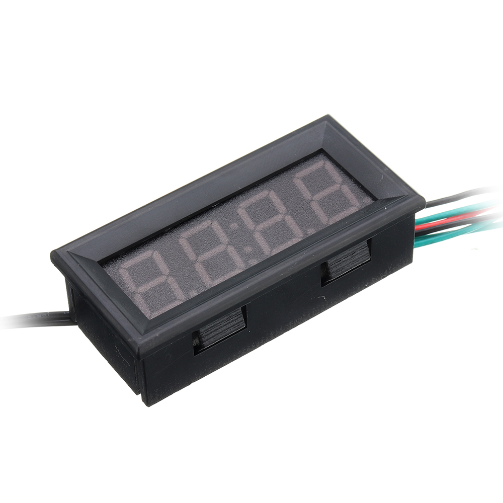 056-Inch-33V200V-3-in-1-Time--Temperature--Voltage-Display-DC7-30V-Voltmeter-Electronic-Watch-Clock--1529971-9