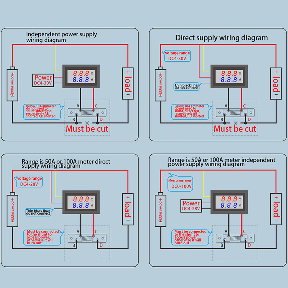056inch-Blue-Red-Dual-LED-Display-Mini-Digital-Voltmeter-Ammeter-DC-100V-100A-Panel-Amp-Volt-Voltage-1487872-2