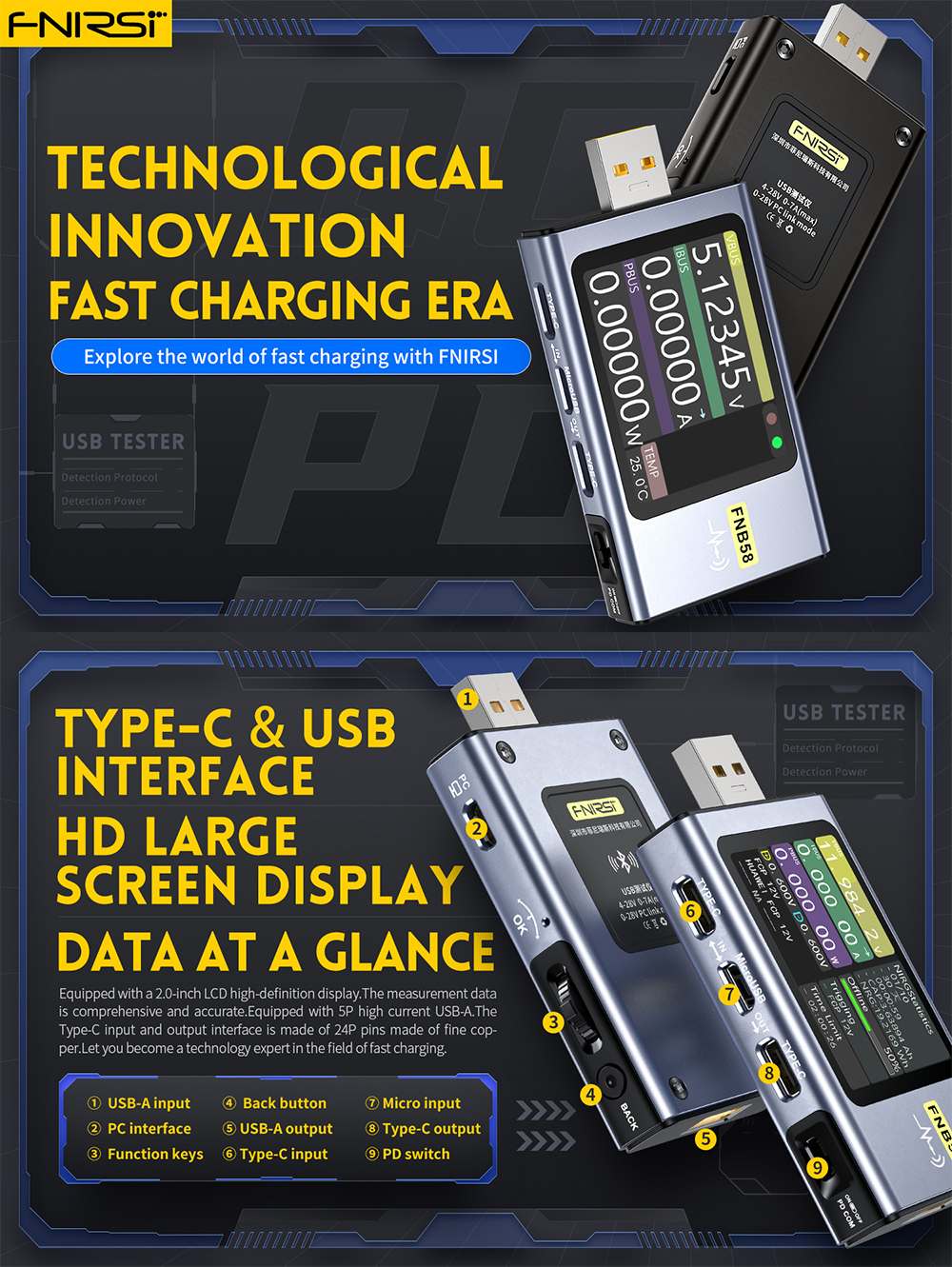 FNIRSI-FNB5B-USB-QCPD-Voltage-and-Current-Meter-Tester-Type-C-Multi-functional-Fast-Charging-Tester--1969833-2