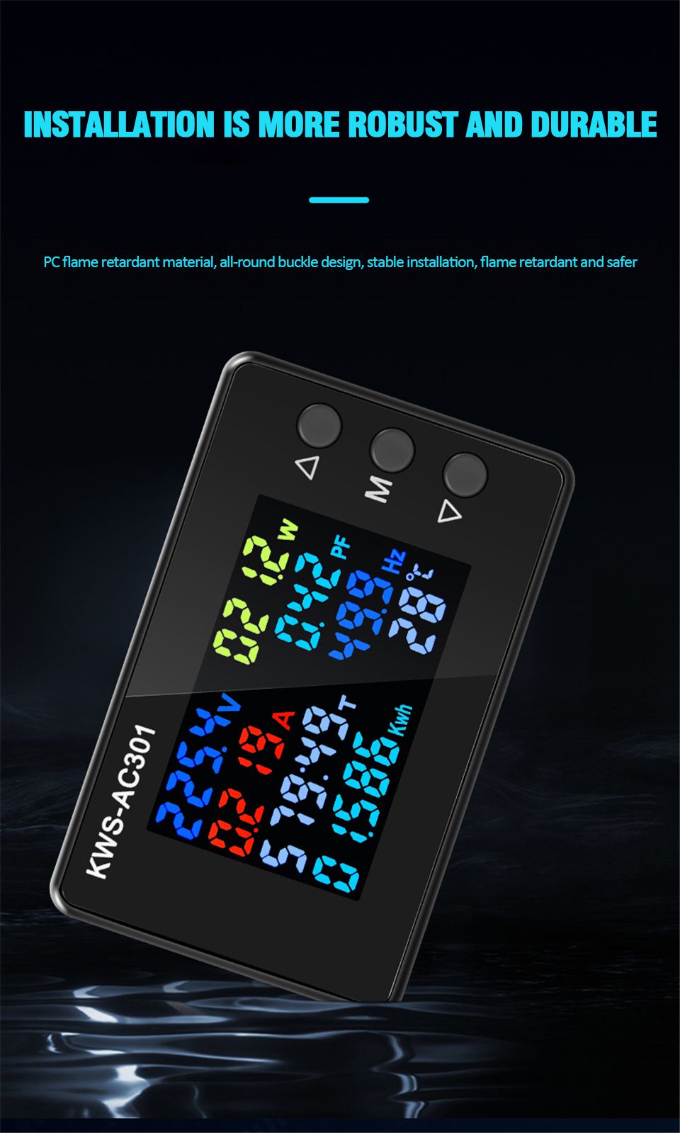 KWS-AC301-8-in1-Voltmeter-Ammeter-AC-50-300V-Power-Energy-Meter-LED-Digital-AC-Wattmeter-Electricity-1902439-4