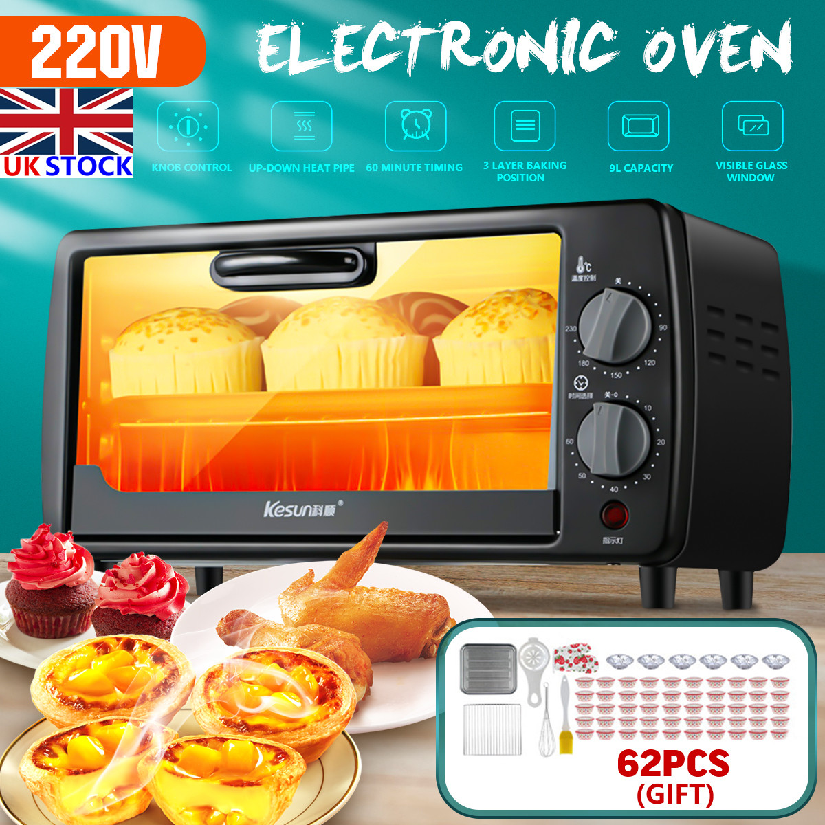 9L-220V-Benchtop-Electric-Oven-Timing-Household-Temperature-Control-Bake-Toast-1651930-1