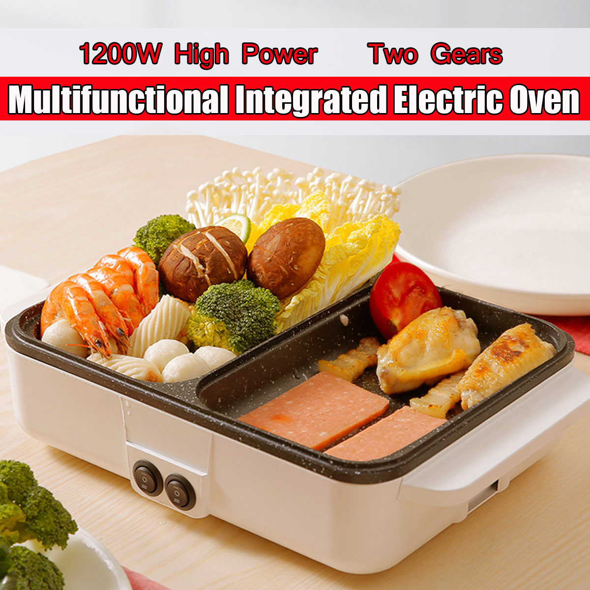 Multifunctional--Electric-Oven-220V-1200W-Roaster-Comfortable-Detachable-Cooker-1767547-1