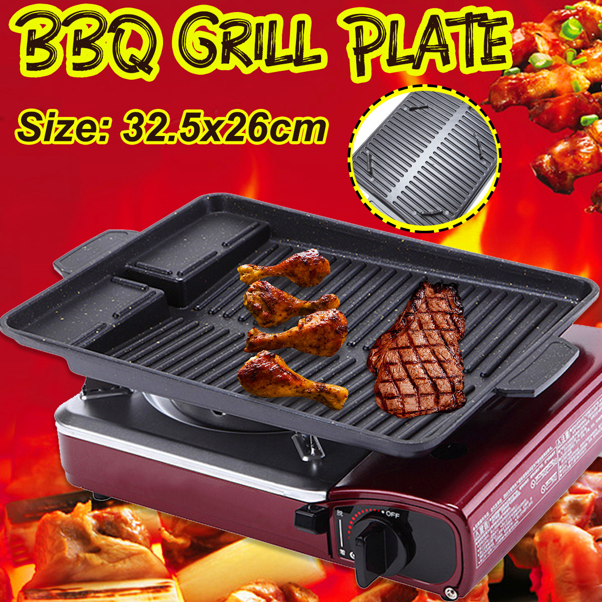 SEAROCK-F50434-BBQ-Grill-Tray-Cooking-Plate-Maifan-Stone-Coating-Outdoor-325264CM-1793008-1