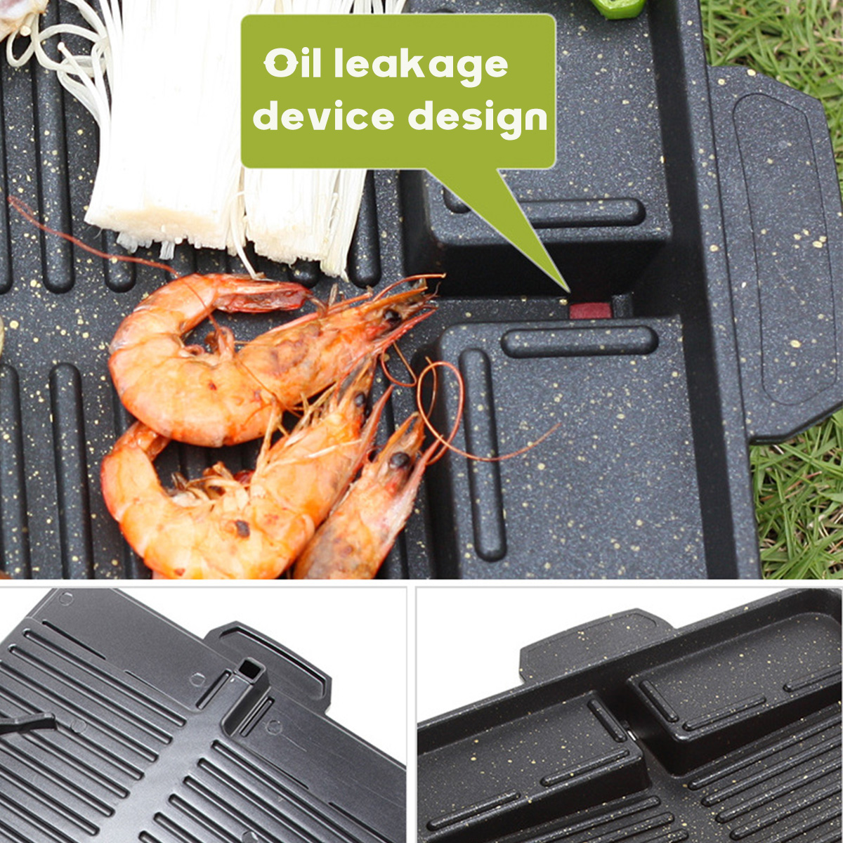 SEAROCK-F50434-BBQ-Grill-Tray-Cooking-Plate-Maifan-Stone-Coating-Outdoor-325264CM-1793008-3