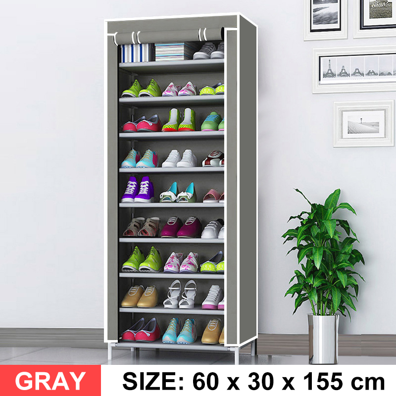 10-Tier-DIY-Shoe-Rack-Portable-Storage-Cabinet-Organiser-Wardrobe-Dustproof-1695525-3