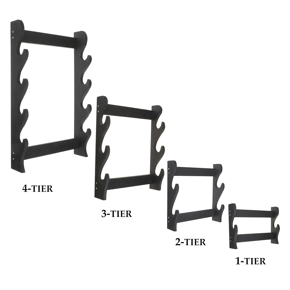 1234-Layer-Samurai-Knife-Holder-Bracket-Wall-mounted-Display-Rack-1614858-2