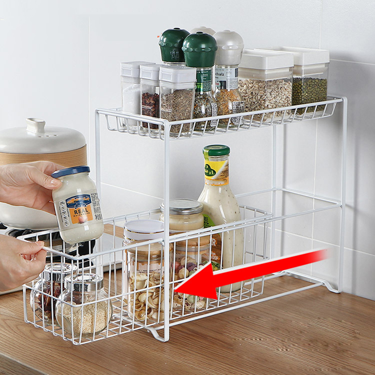 2-Tier-Kitchen-Cabinet-Organizer-Slides-Under-Holder-Storage-Rack-Shelf-Basket-1829255-7