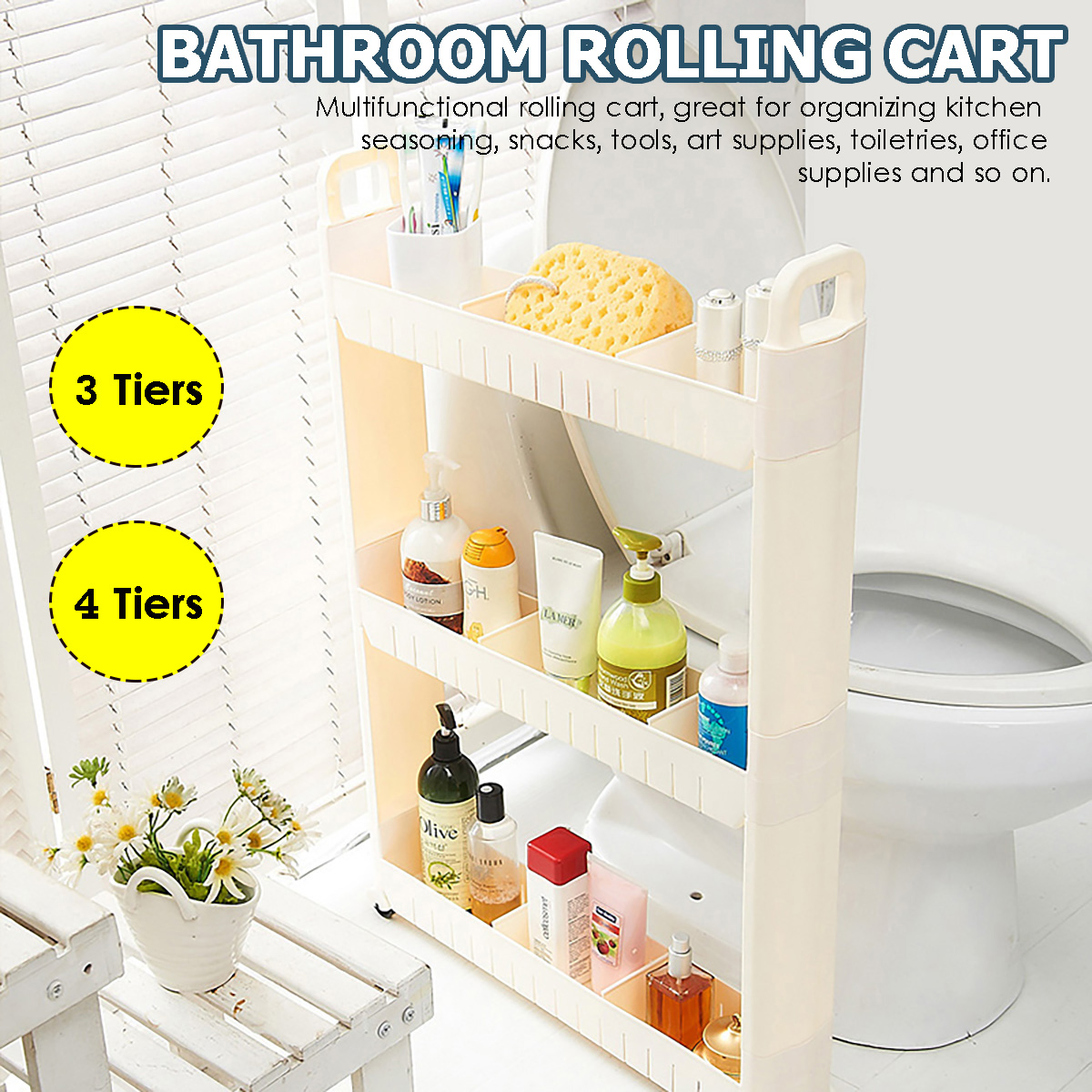 3-4-Tier-Rolling-Cart-Mobile-Storage-Organizer-Holder-Trolley-Cart-Shelf-Rack-1706137-1