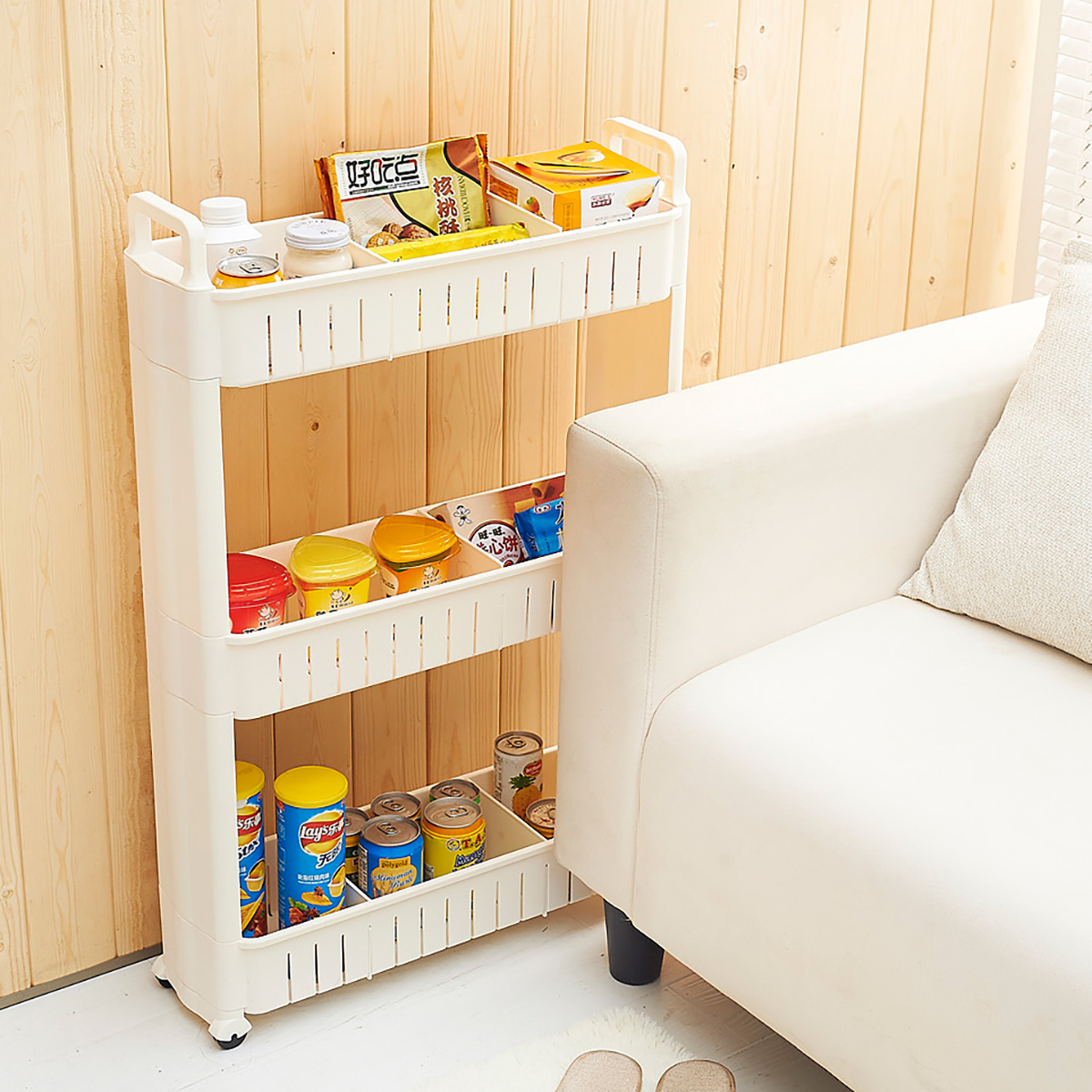 3-4-Tier-Rolling-Cart-Mobile-Storage-Organizer-Holder-Trolley-Cart-Shelf-Rack-1706137-12