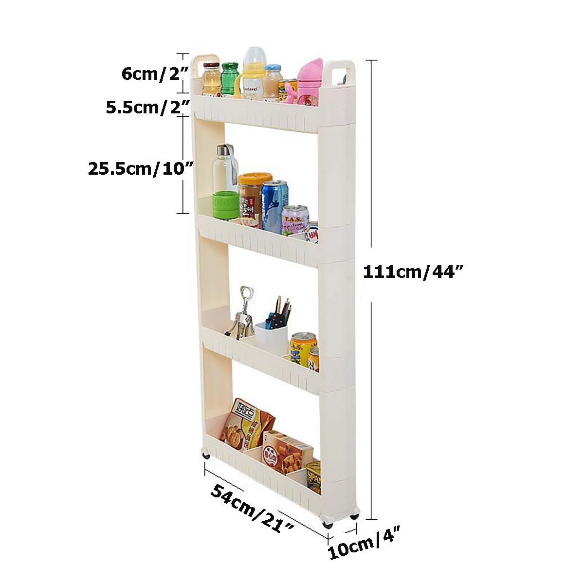 3-4-Tier-Rolling-Cart-Mobile-Storage-Organizer-Holder-Trolley-Cart-Shelf-Rack-1706137-5