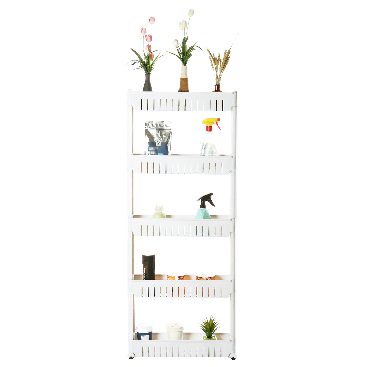 345-Tier-Slim-Slide-Out-Trolley-Storage-Holder-Rack-Organiser-Kitchen-Bathroom-1696979-16