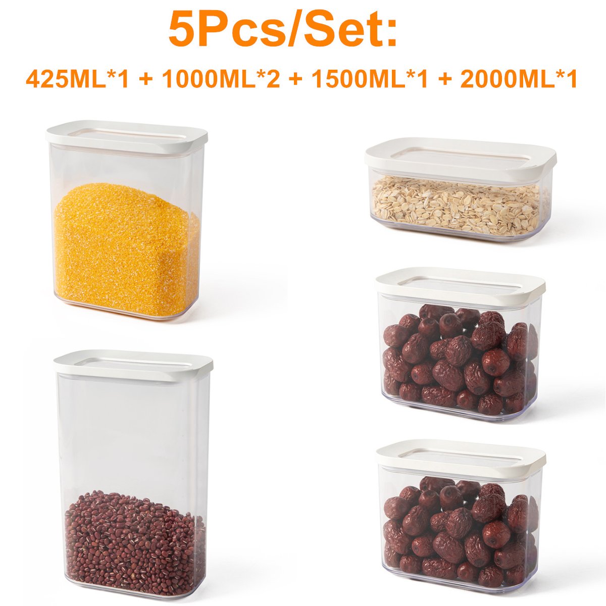 345Pcs-Airtight-Food-Storage-Containers-Kitchen-Canisters-Boxes-with-Lid-Set-1794081-4