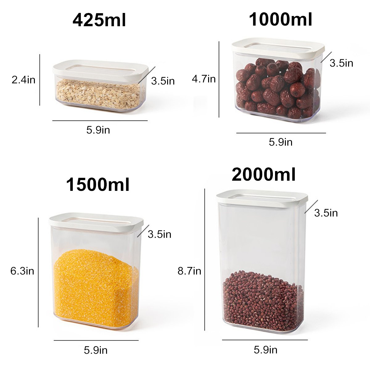 345Pcs-Airtight-Food-Storage-Containers-Kitchen-Canisters-Boxes-with-Lid-Set-1794081-5