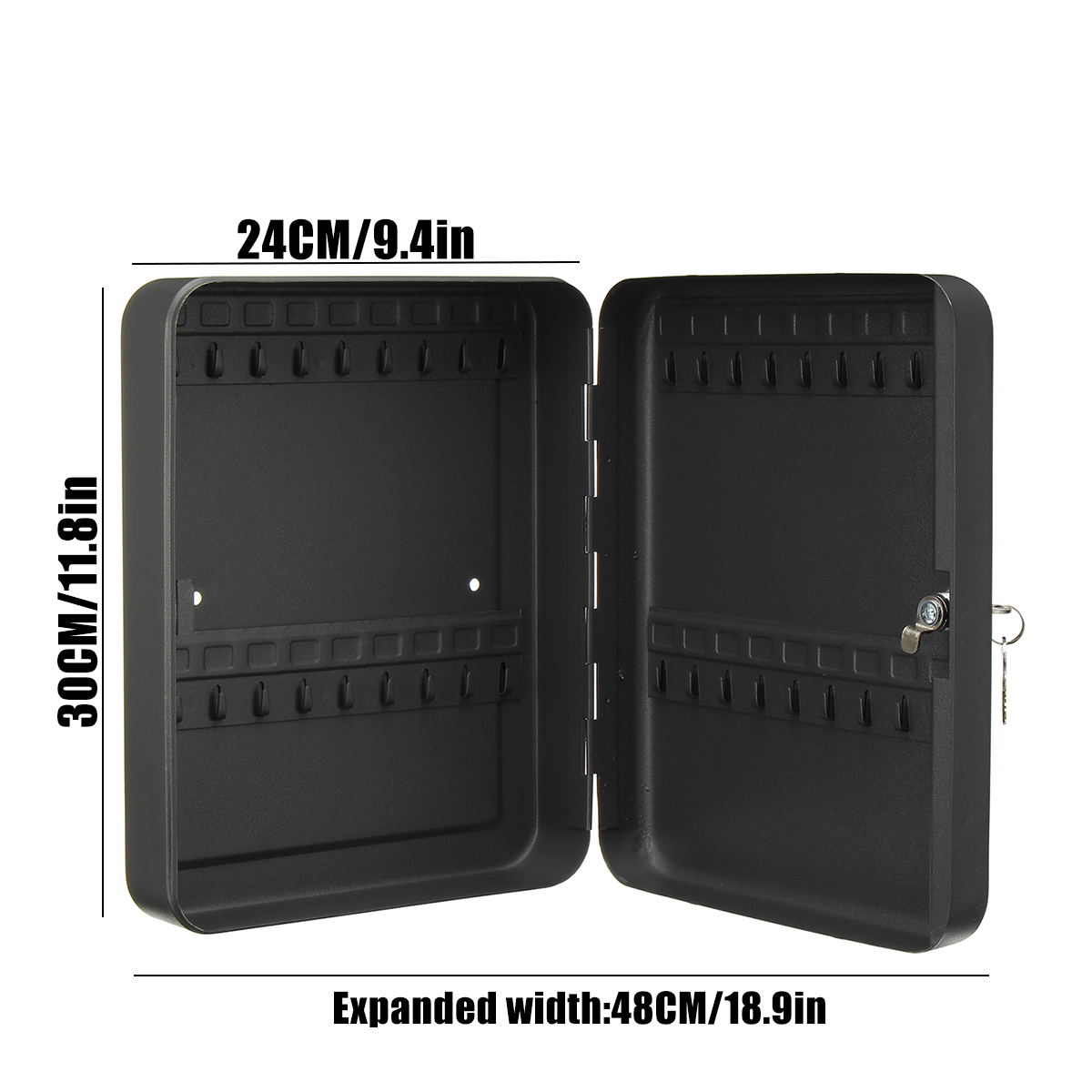 36Pcs-Key-Cabinet-Storage-Tool-Box-Lockable-Security-Metal-Iron-Hook-Box-Wall-Mounted-Case-1654811-10