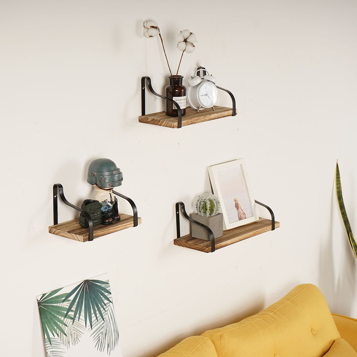 3Pcs-Wall-Shelf-Floating-Vintage-Wooden-Display-Stand-Storage-Shelf--Rack-1587252-9