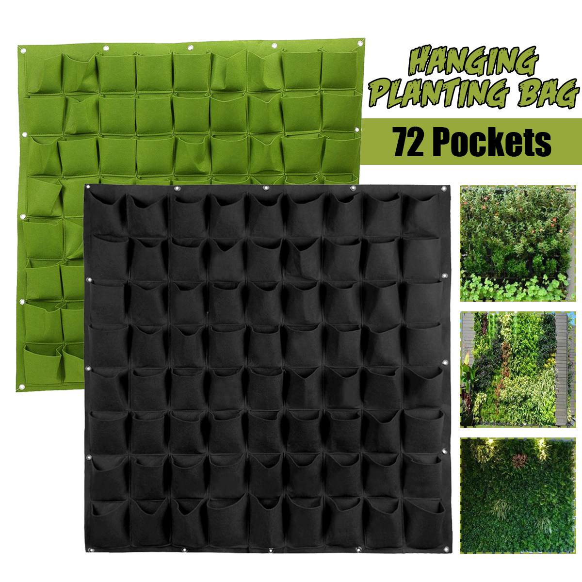 72-Pocket-Vertical-Greening-Hanging-Wall-Garden-Planting-Bags-Wall-Planter-New-1680878-1