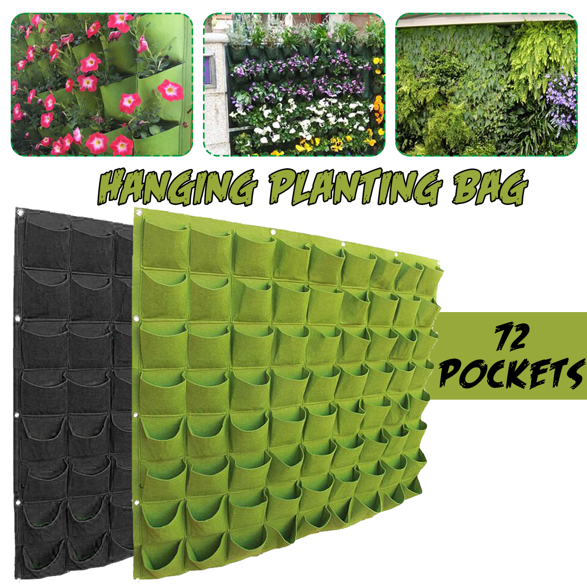 72-Pocket-Vertical-Greening-Hanging-Wall-Garden-Planting-Bags-Wall-Planter-New-1680878-2