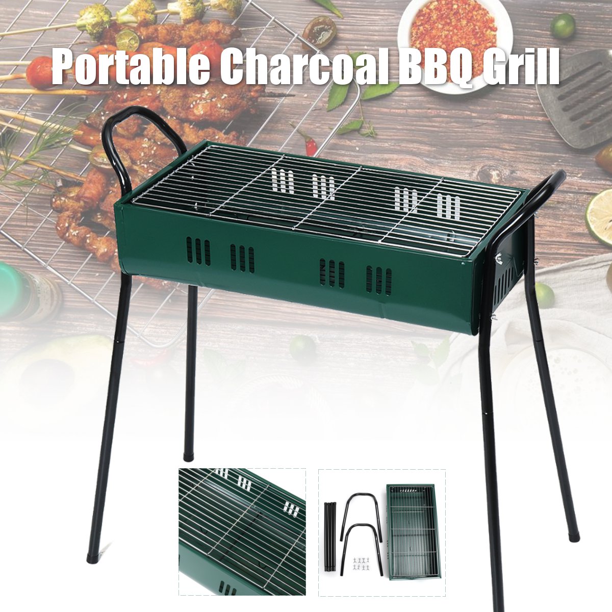 80x45x80cm-Portable-Charcoal-BBQ-Grill-Iron-Stove-Kebab-Barbecue-Patio-Camping-1697256-1