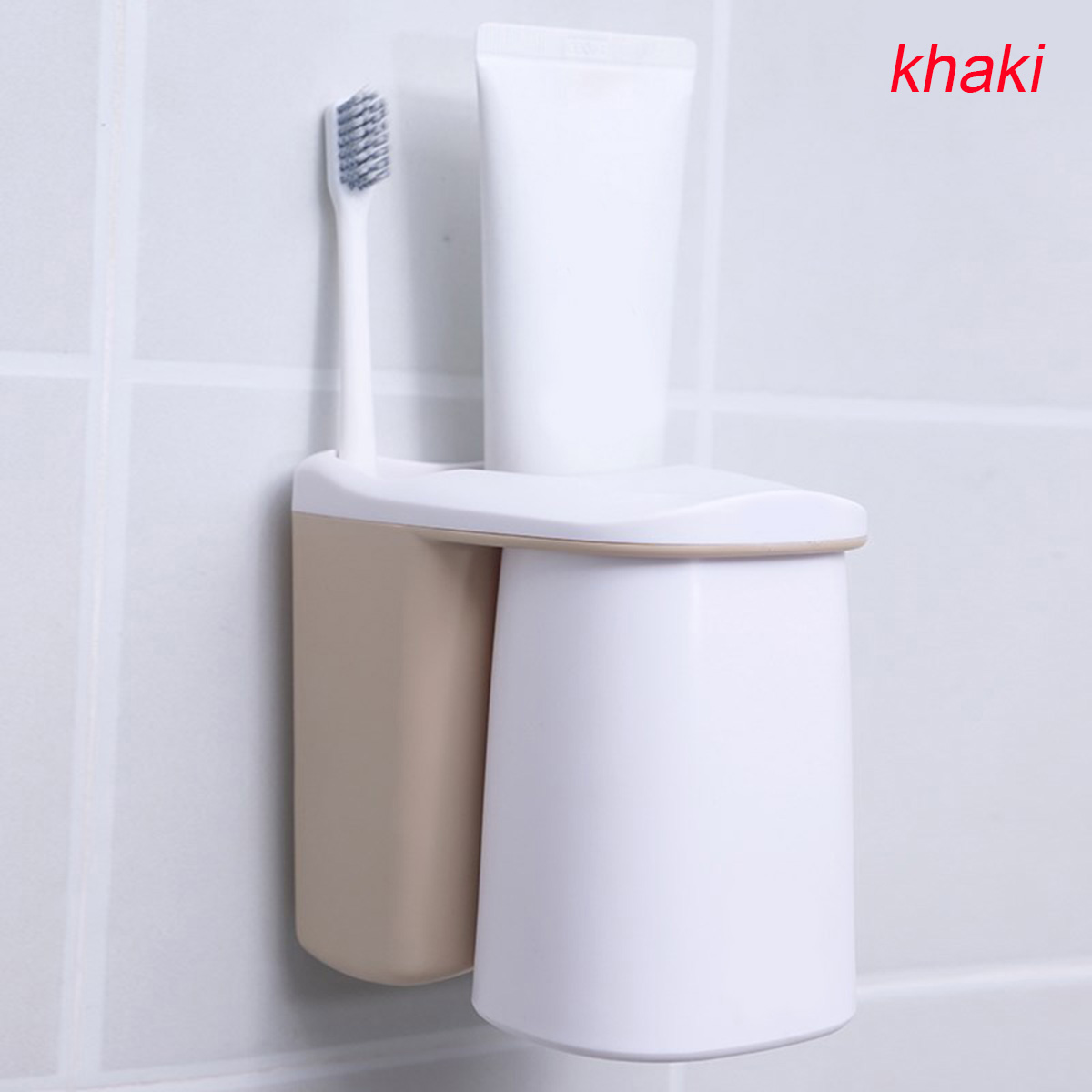 Bathroom-Toothpaste-Toothbrush-Holder-Storage-Shelf-Rack-Set-Magnetic-Cups-1587249-4