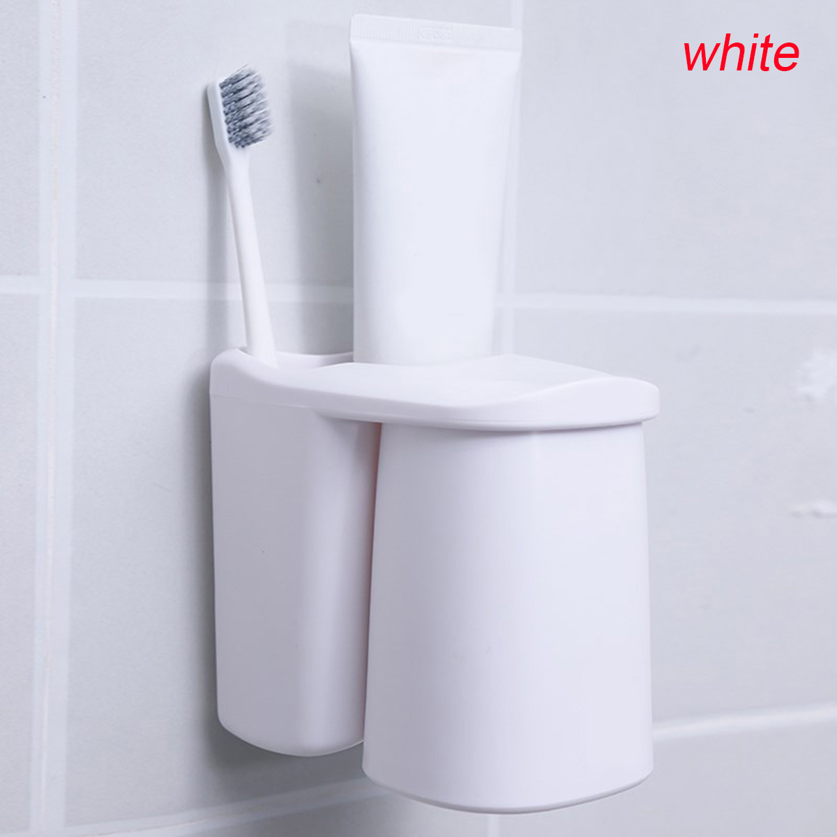 Bathroom-Toothpaste-Toothbrush-Holder-Storage-Shelf-Rack-Set-Magnetic-Cups-1587249-5