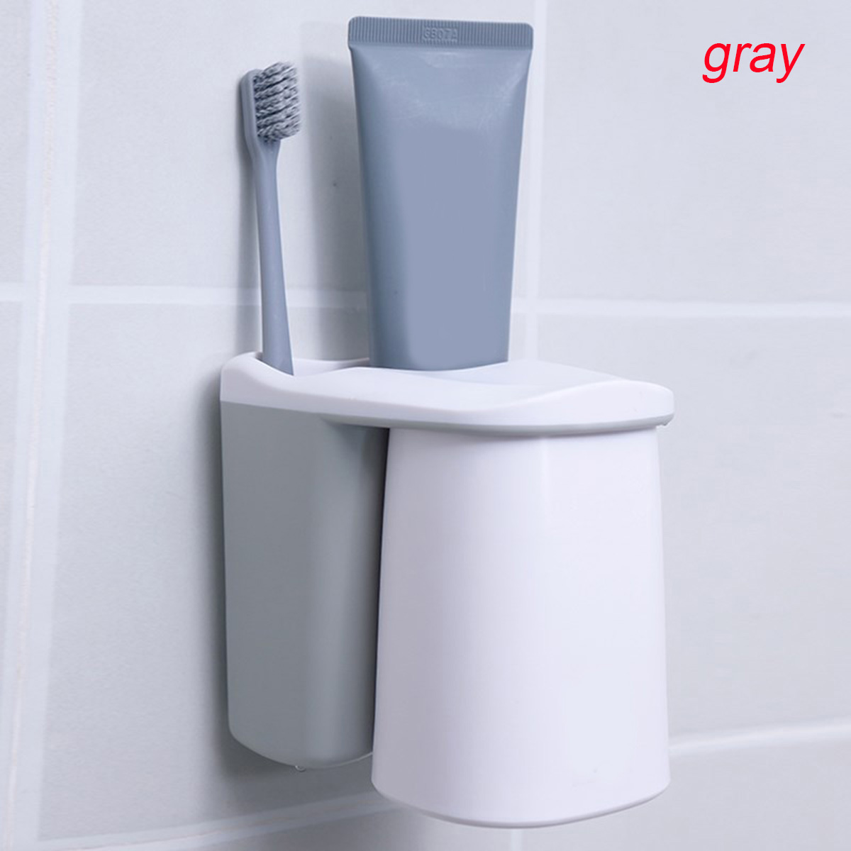 Bathroom-Toothpaste-Toothbrush-Holder-Storage-Shelf-Rack-Set-Magnetic-Cups-1587249-6
