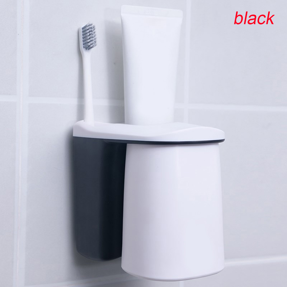 Bathroom-Toothpaste-Toothbrush-Holder-Storage-Shelf-Rack-Set-Magnetic-Cups-1587249-7