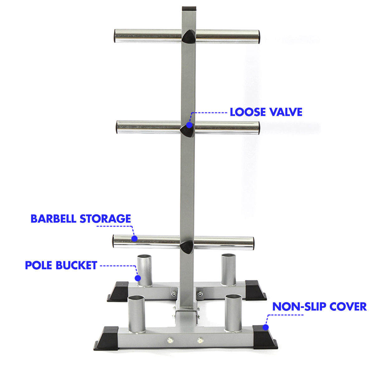 Bumper-Weight-Plate-Storage-Tree-Rack-Olympic-Barbell-Bar-Stand-Holder-Organizer-1766049-4