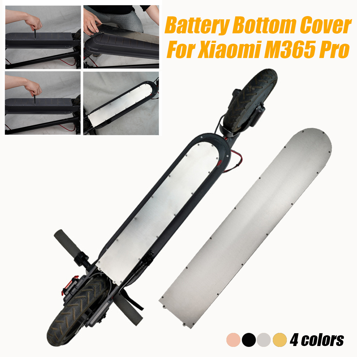 Cover-Protector-for-M365-Pro-Electric-Scooter-Chassis-Shield-Battery-Bottom-Cover-Protect-1574749-4