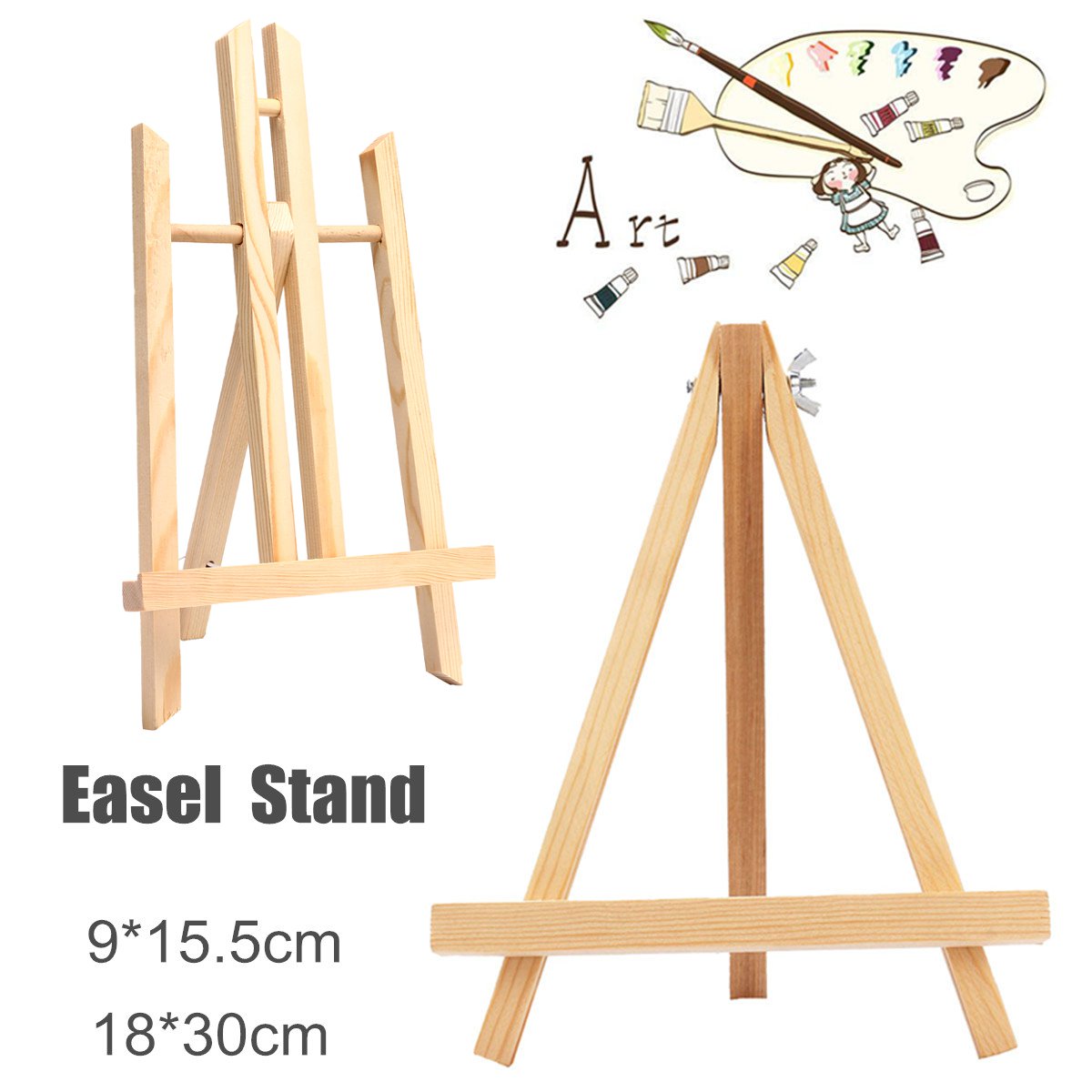 Durable-Wood-Wooden-Easels-Display-Tripod-Art-Artist-Painting-Stand-Paint-Rack-1368883-1