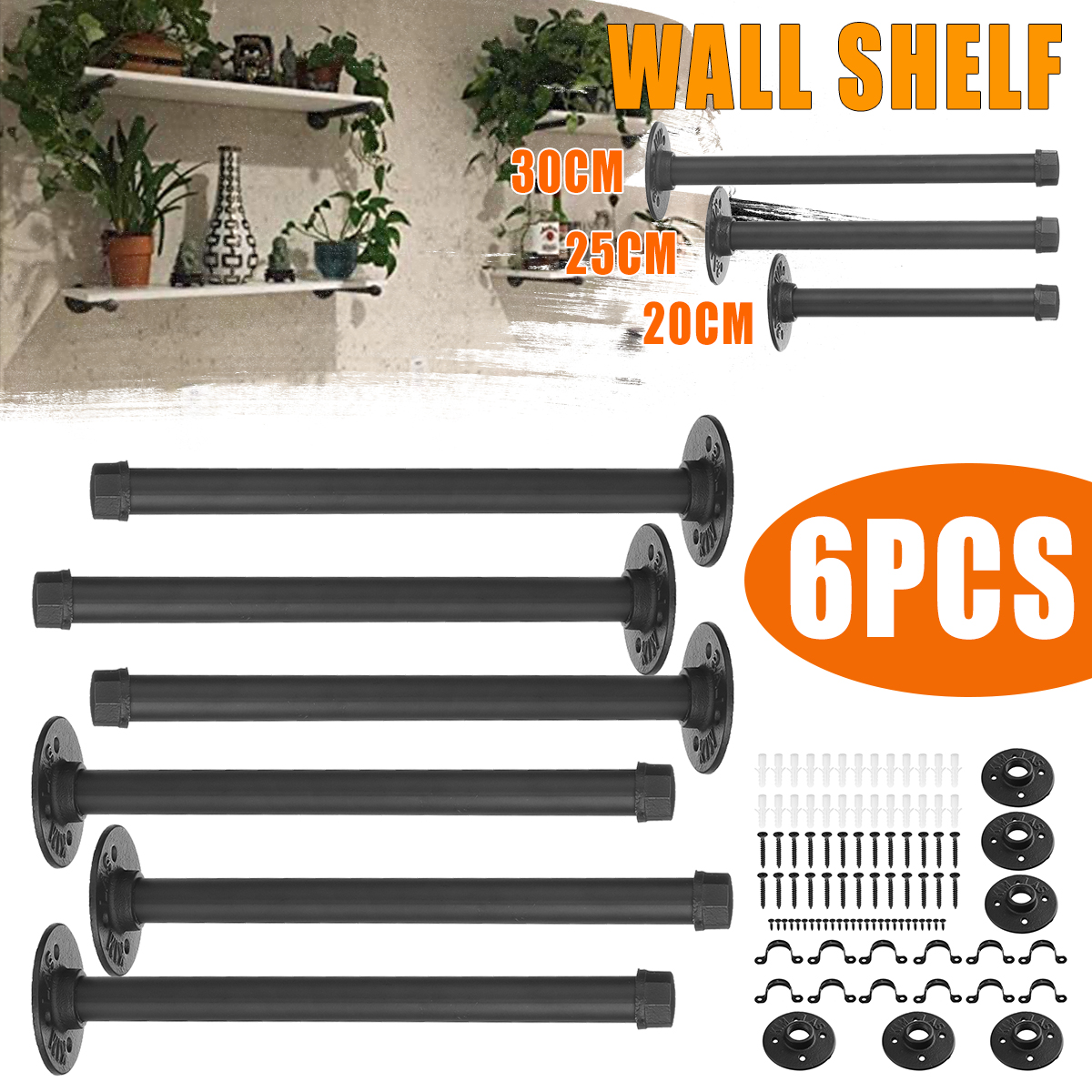 Iron-Pipe-Shelf-Retro-Design-Black-Iron-Pipe-Wall-Mount-Shelf-Shelving-Tool-1723779-2