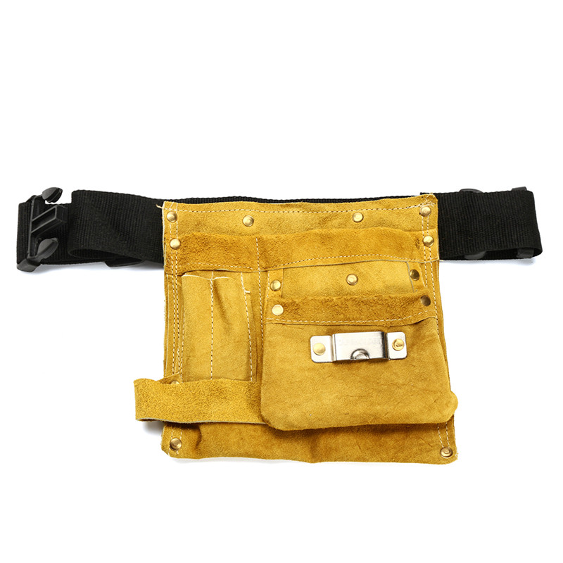 Leather-Electrician-Tool-Waist-Bag-814-Pockets-Carpenter-Electrician-Tool-Pouch-1279204-4