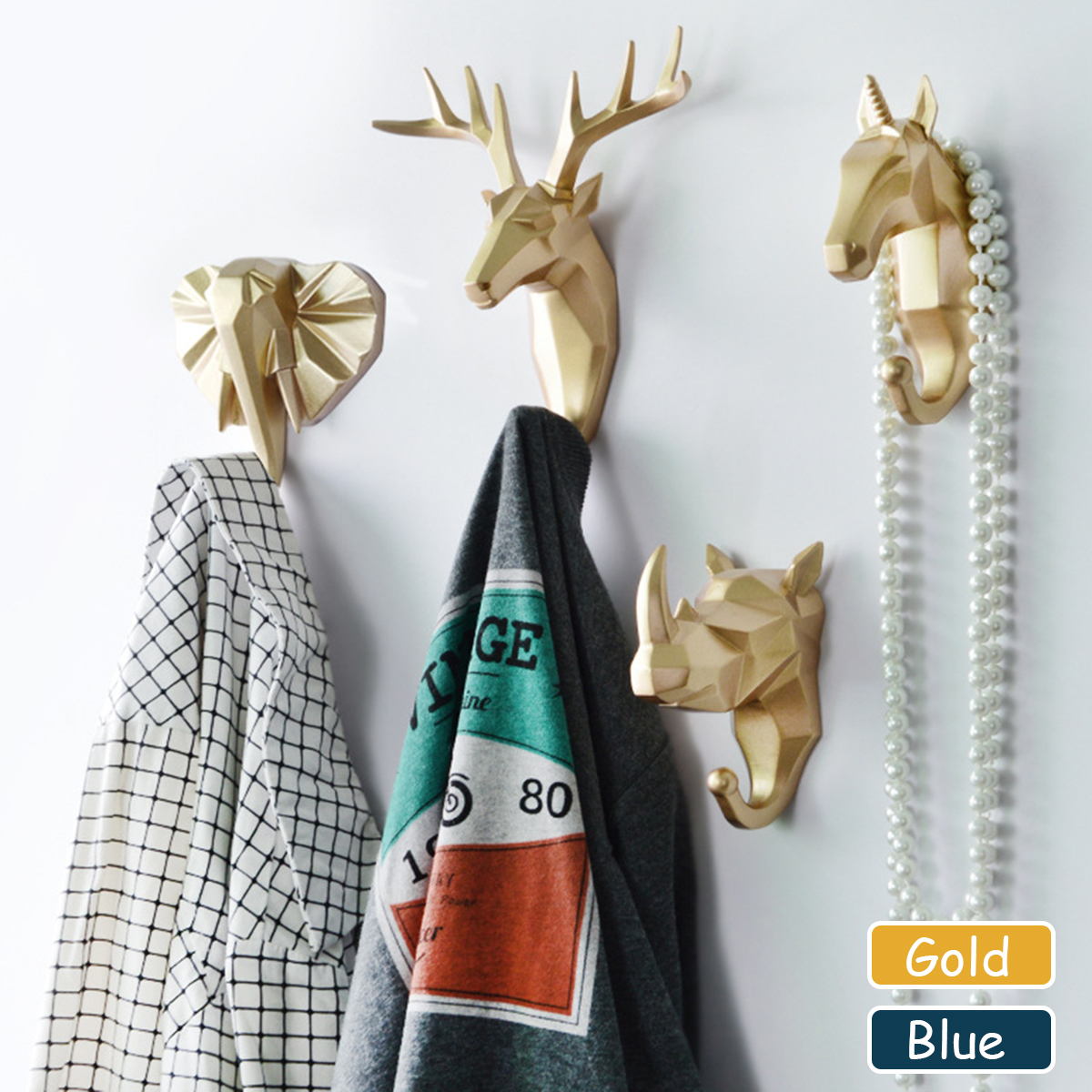 Simple-3D-Coat-Hook-Holder-Creative-Animals-Head-Hanger-Wall-Mounted-Craft-1602227-2