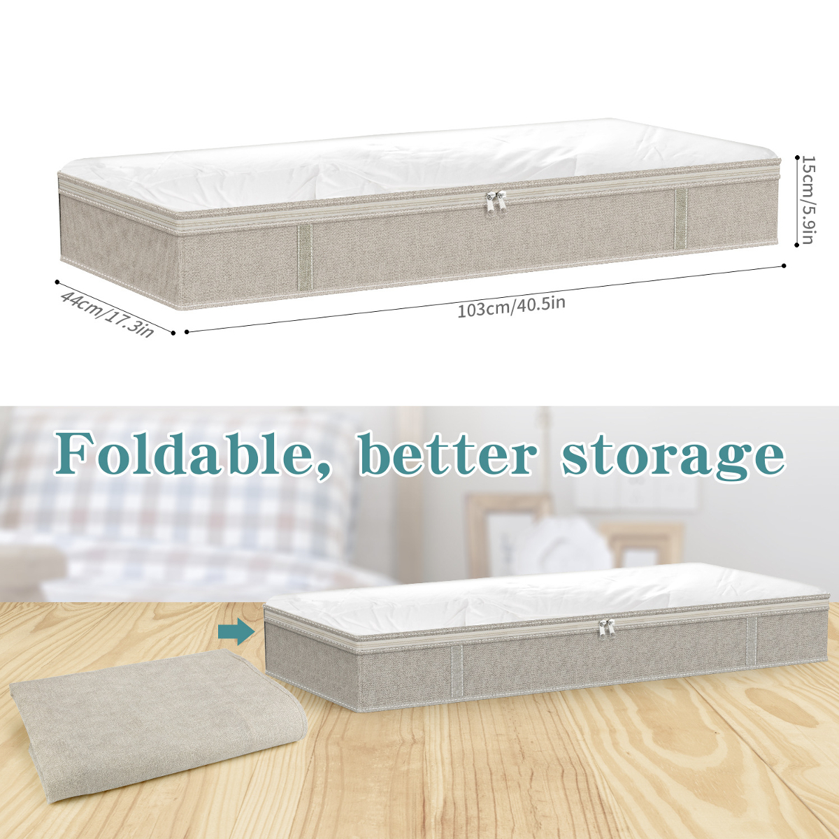 Under-Bed-Storage-Bag-Big-Containers-Comforter-Blanket-Clothes-Zipper-Organizer-1727891-3