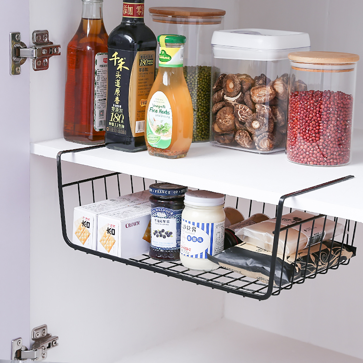 Under-Shelf-Storage-Hanging-Rack-Kitchen-Holder-Basket-Table-Cabinet-Organizer-1703470-11