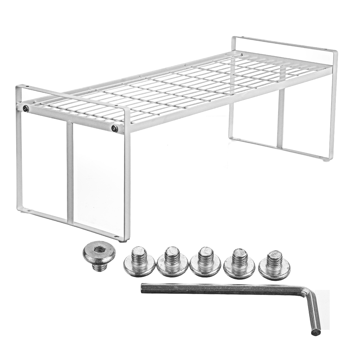 White-Standing-Rack-Kitchen-Bathroom-Countertop-Storage-Organizer-Shelf-Holder-1722152-12