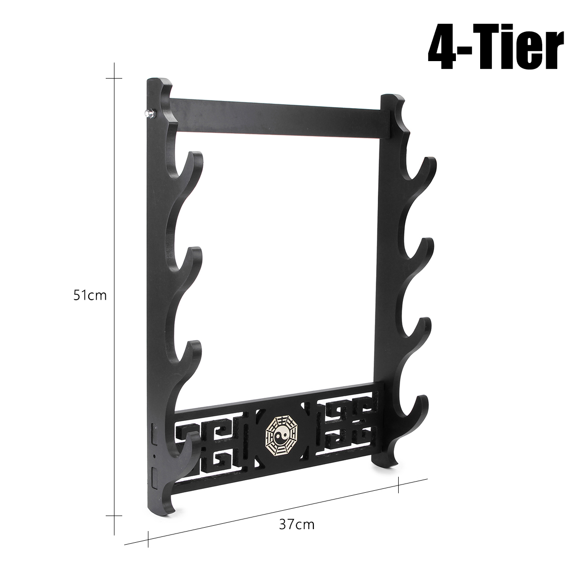 1-4-Tiers-Katana-Wakizashi-Bagua-Design-Holder-Wall-Mount-Bracket-Rack-Tool-Display-Hanger-1589094-7