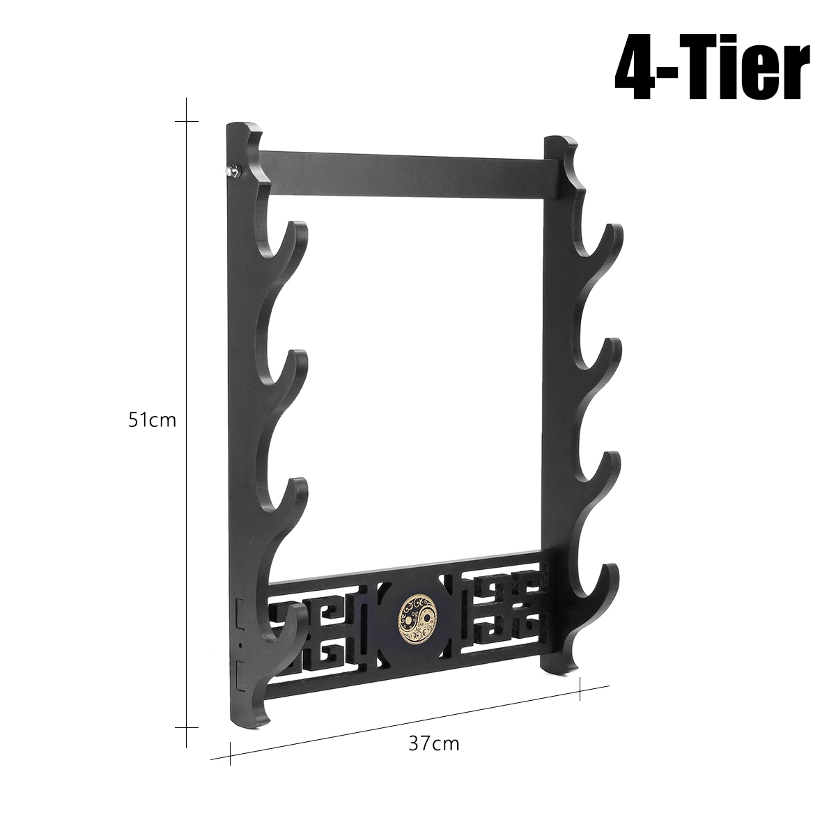 1-4-Tiers-Katana-Wakizashi-Taiji-Design-Holder-Wall-Mount-Bracket-Rack-Tool-Display-Hanger-1589093-6