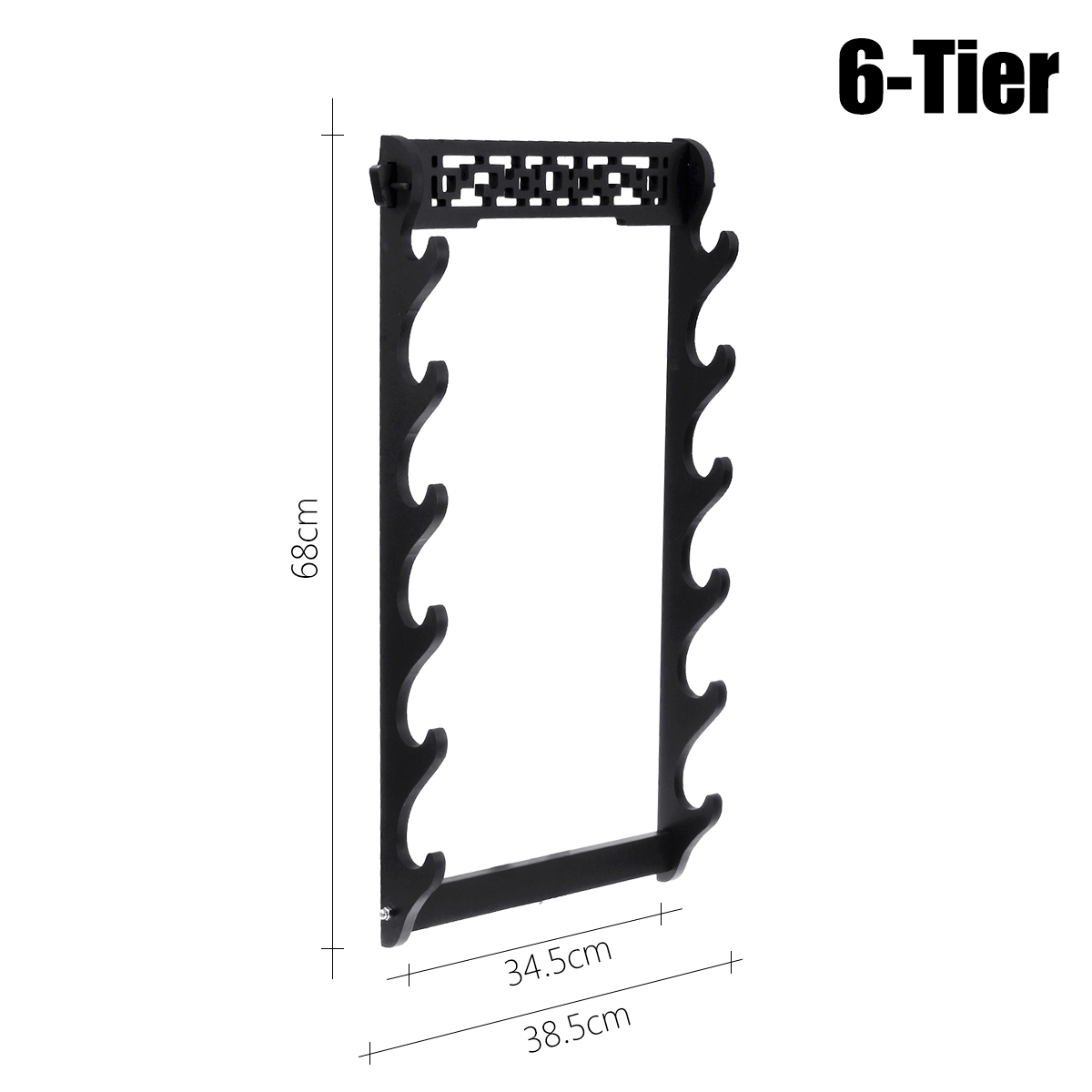 1-6-Tiers-Katana-Wakizashi-Holder-Wall-Mount-Bracket-Rack-Display-Hanger-Tool-Holder-1568490-7