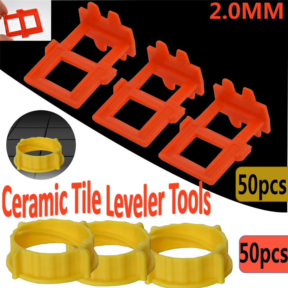 100Pcs-Tile-Flat-Leveling-System-Wall-Floor-Spacers-Caps-Base-Tools-Kit-1514548-2